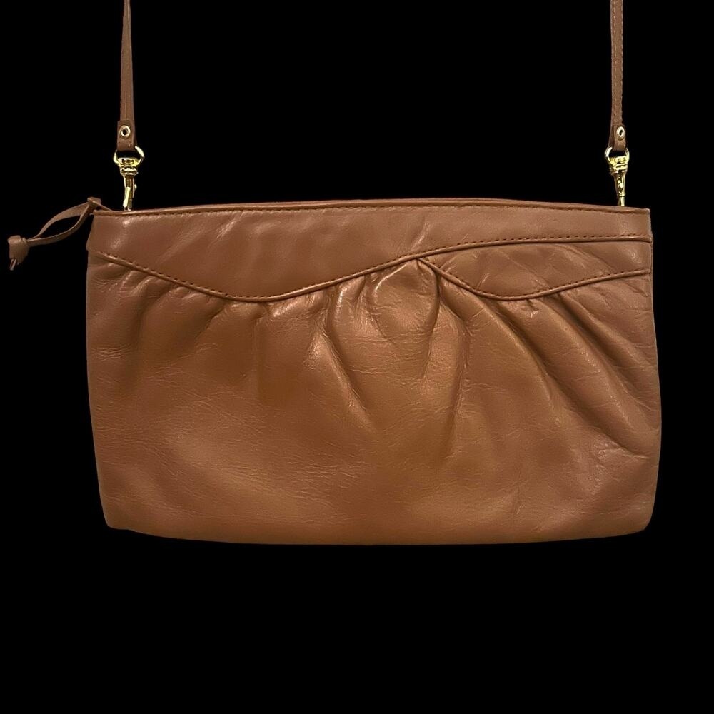 Vintage Tan Leather Purse